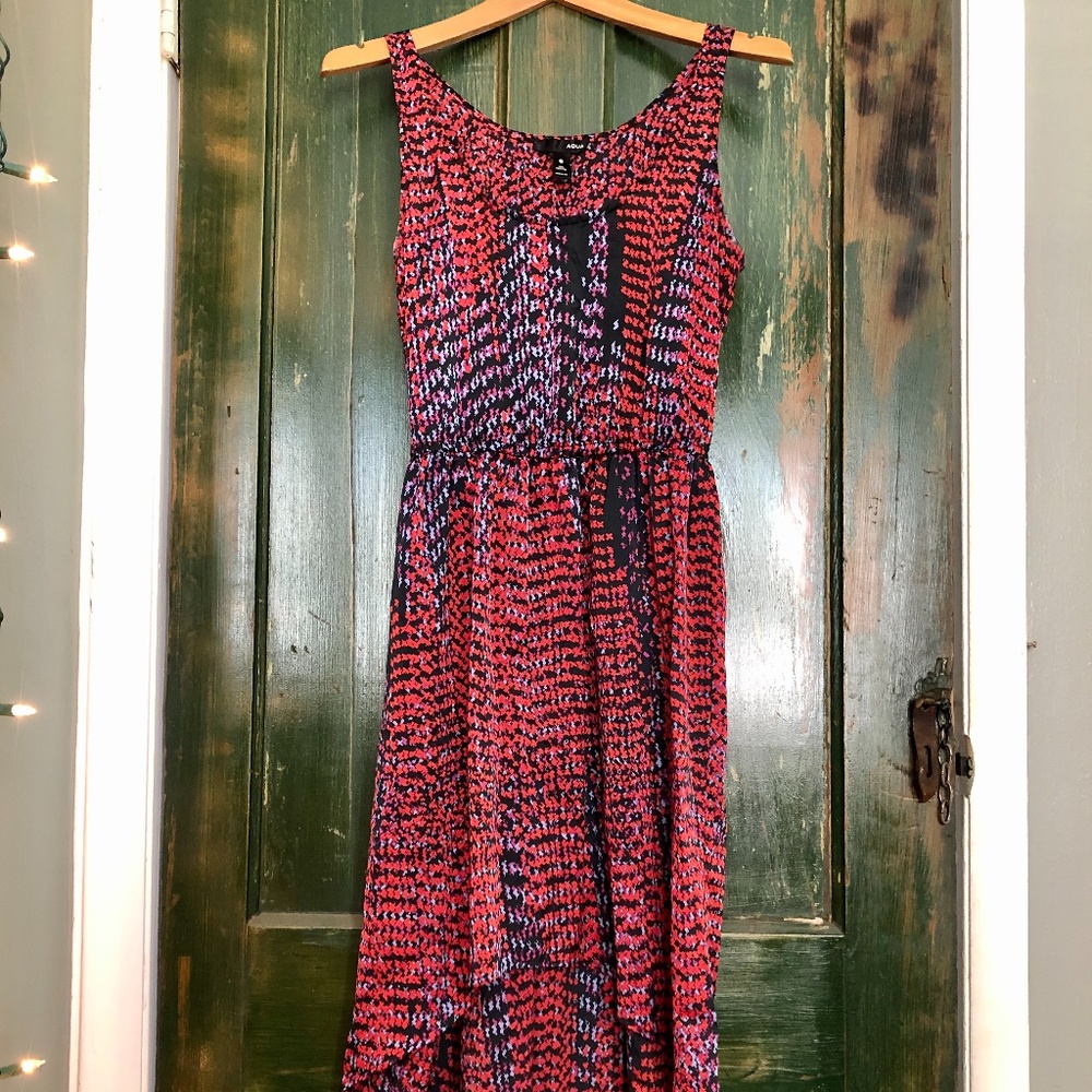 AQUA High-Low Dress